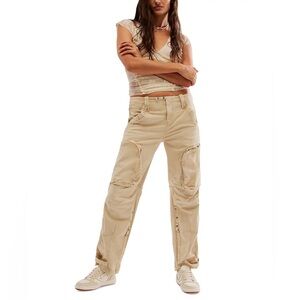 Free People We The Free Can't Compare Slouch Pants Tofu Medium